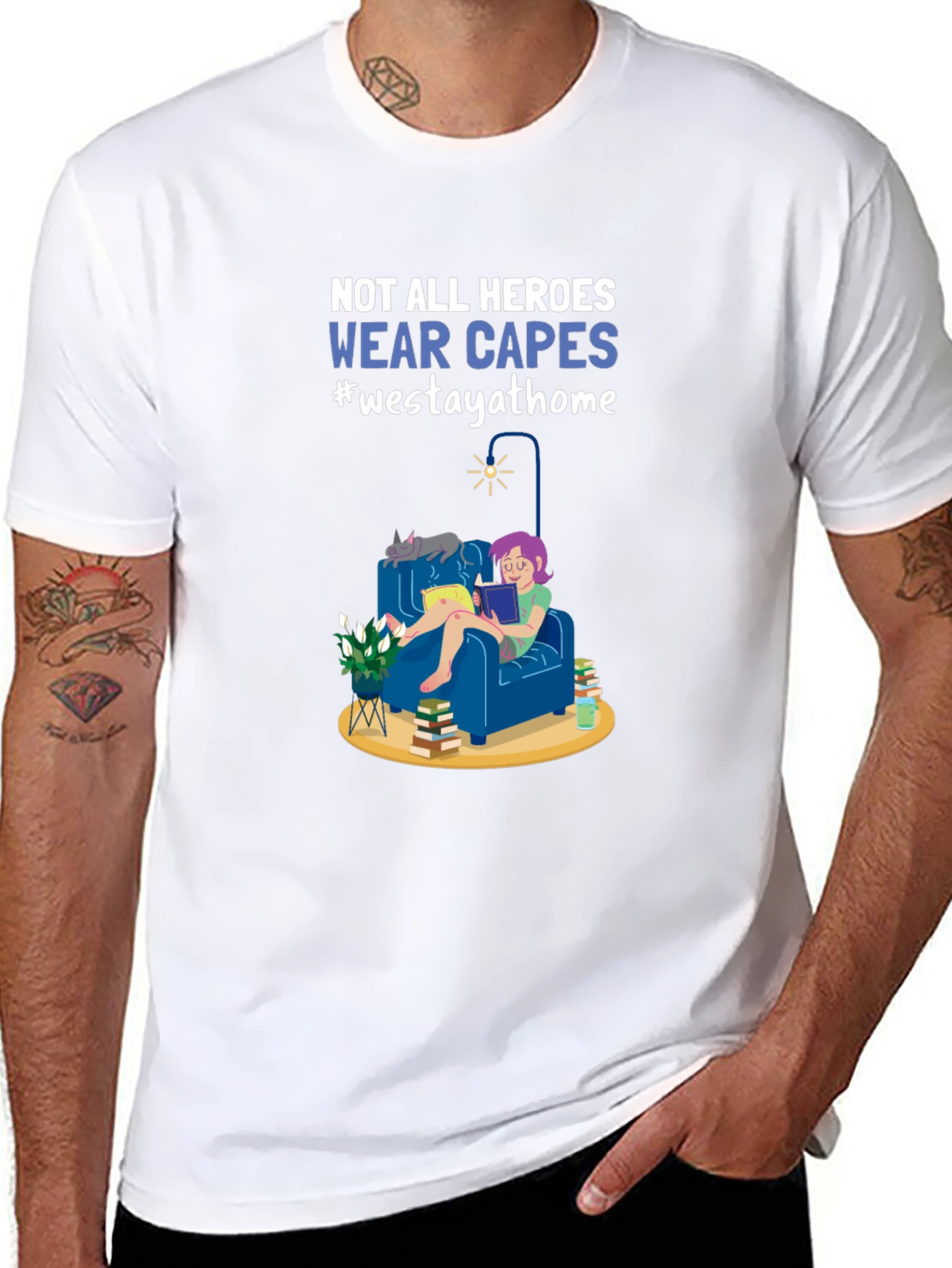 Heroes Wear Capes Graphic T-Shirt