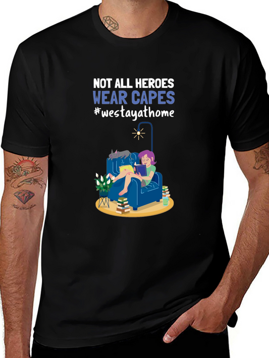 Heroes Wear Capes Graphic T-Shirt