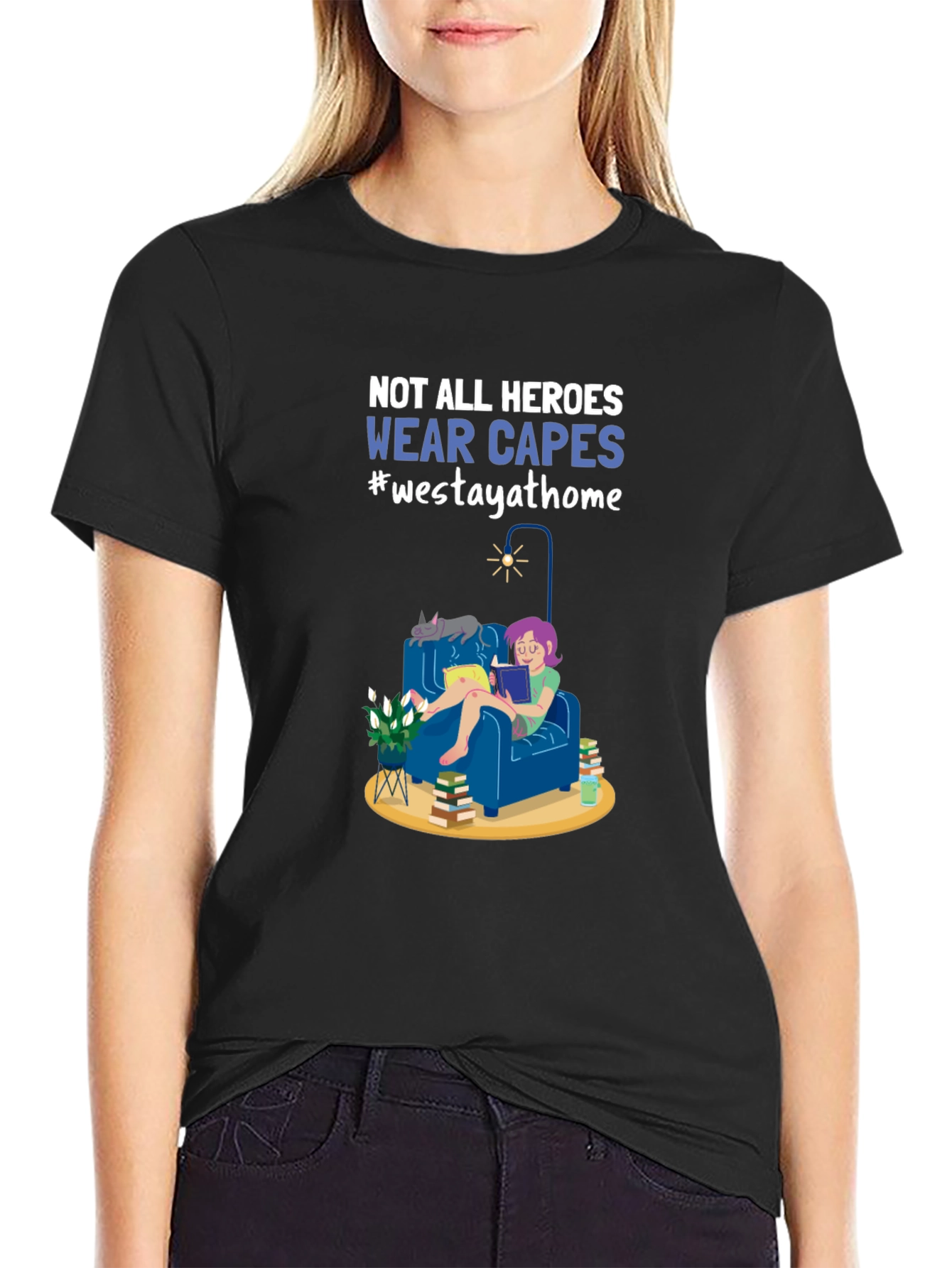 Heroes Wear Capes Graphic T-Shirt