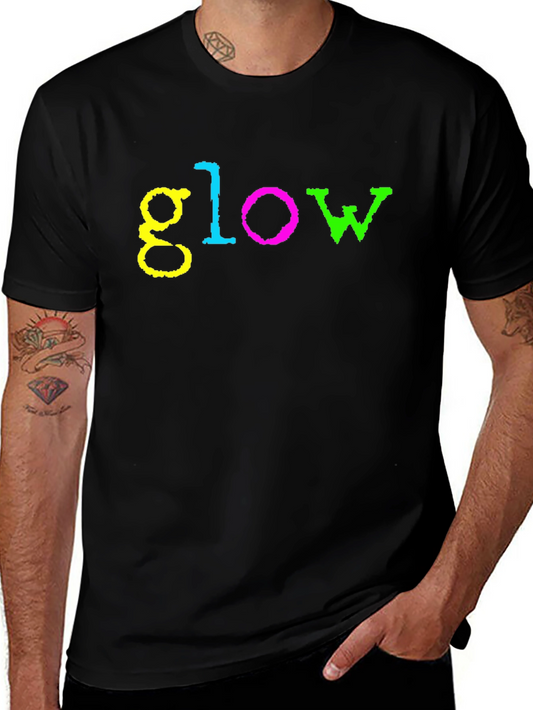 Glow Colorful Graphic T-Shirt - Mens