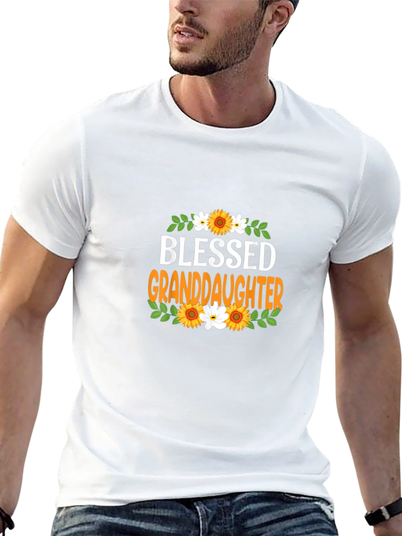Blessed Granddaughter Graphic T-Shirt