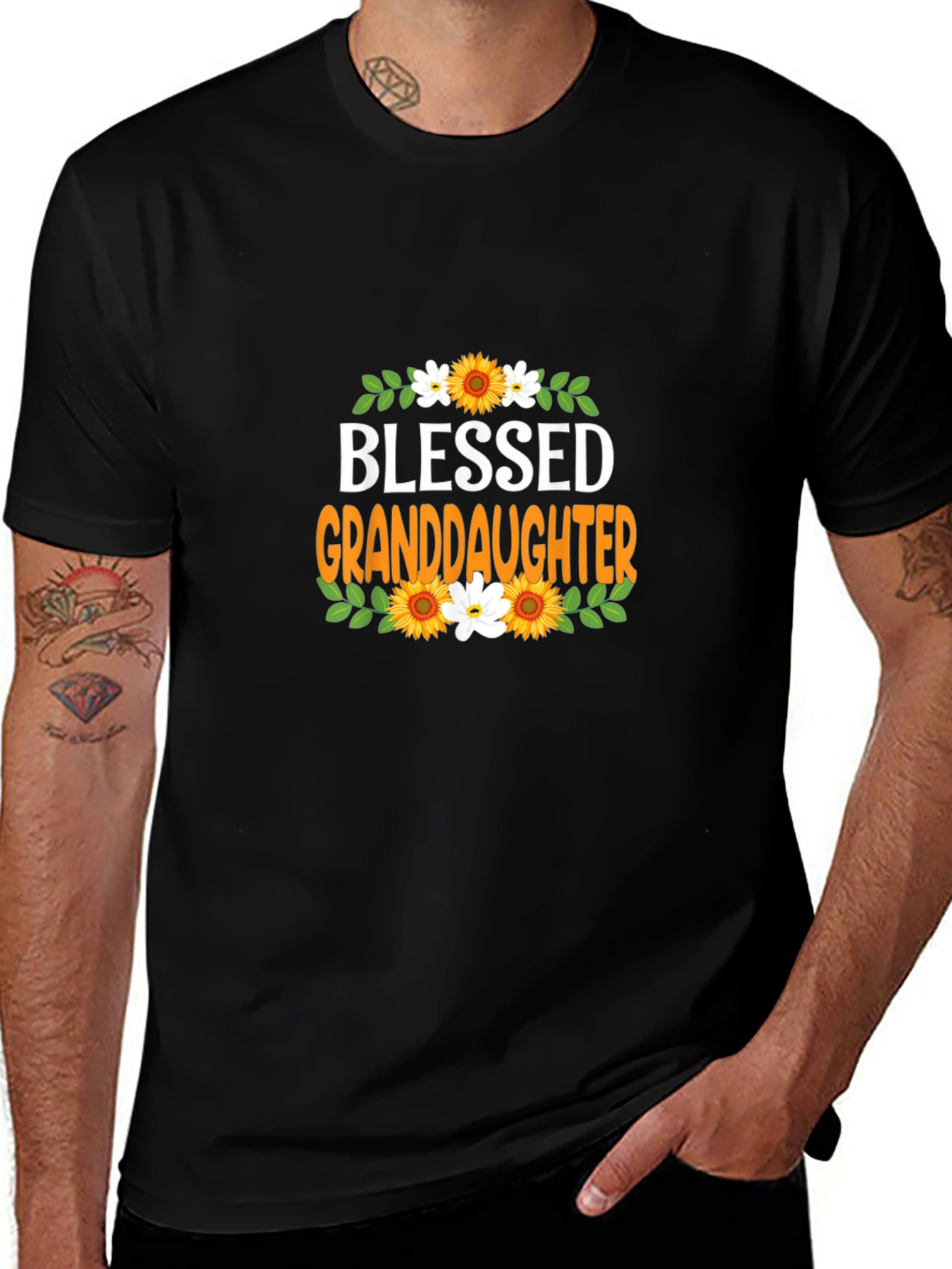 Blessed Granddaughter Graphic T-Shirt