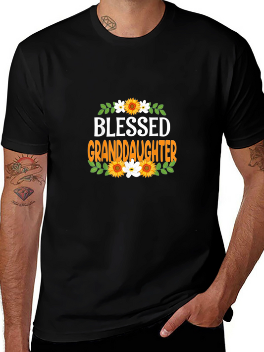 Blessed Granddaughter Graphic T-Shirt