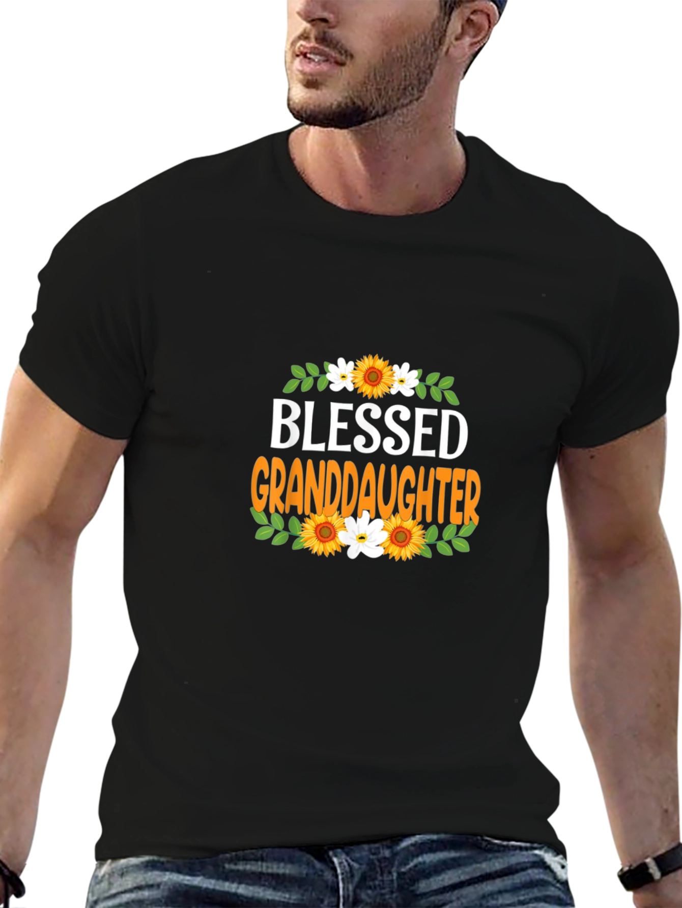 Blessed Granddaughter Graphic T-Shirt