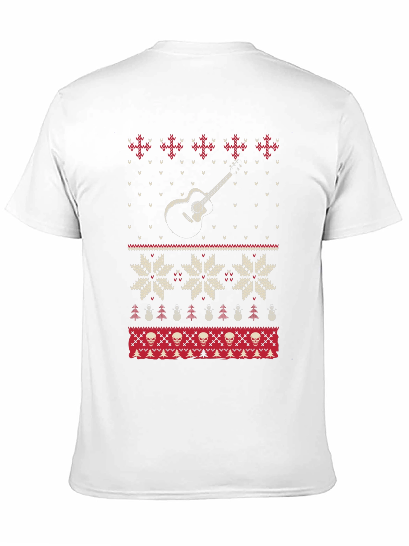 Guitar Ugly Christmas Sweater T-Shirt
