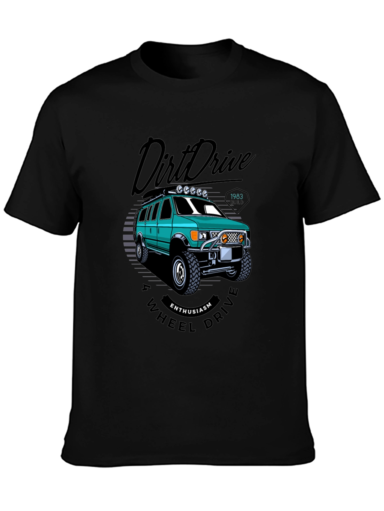 Dirt Drive 4-Wheel Enthusiast T-Shirt