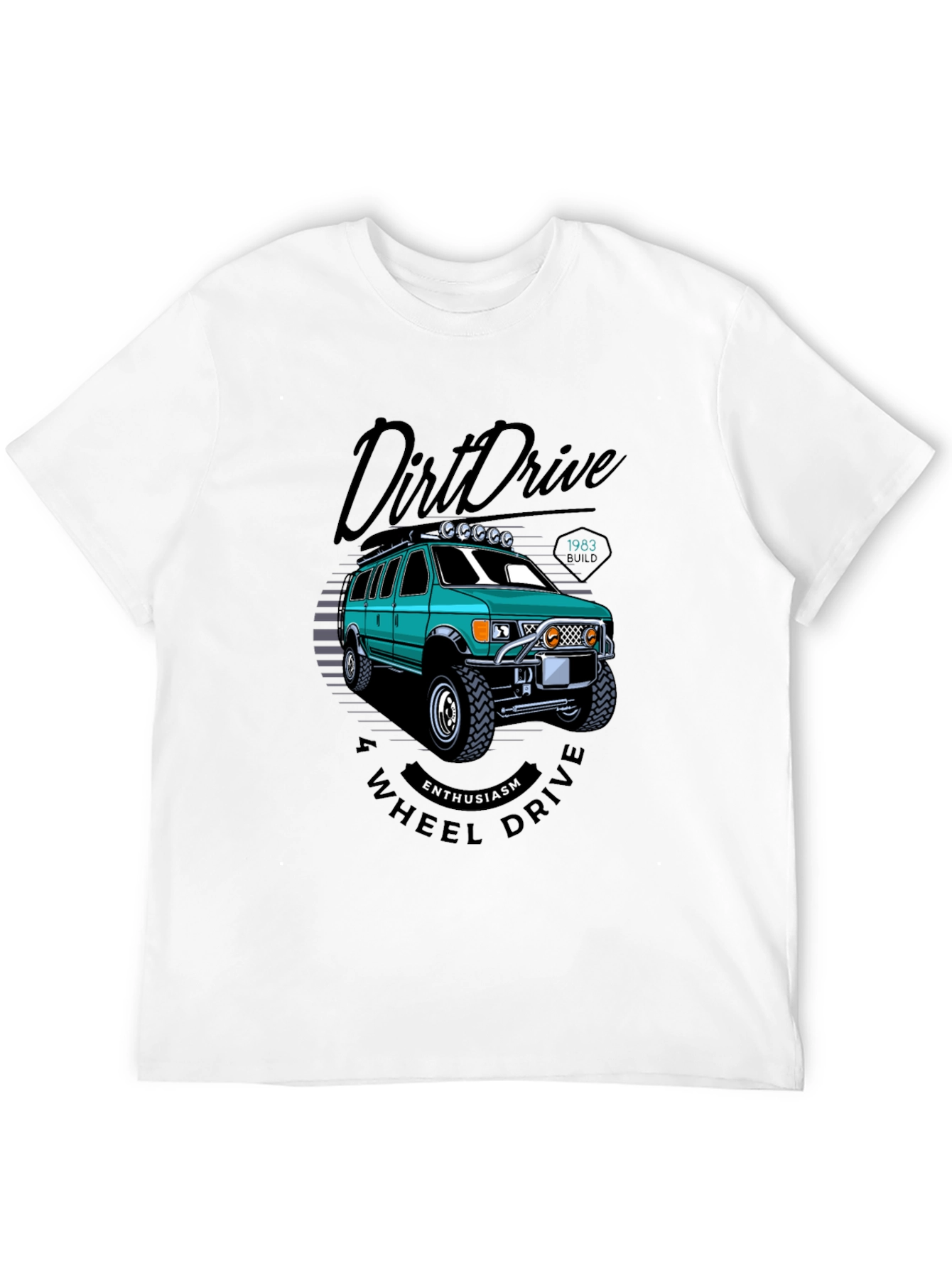Dirt Drive 4-Wheel Enthusiast T-Shirt