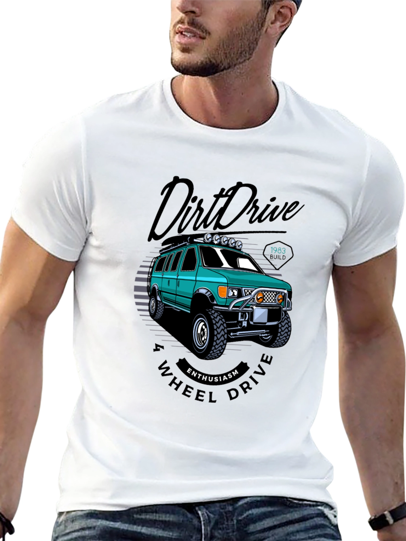 Dirt Drive 4-Wheel Enthusiast T-Shirt