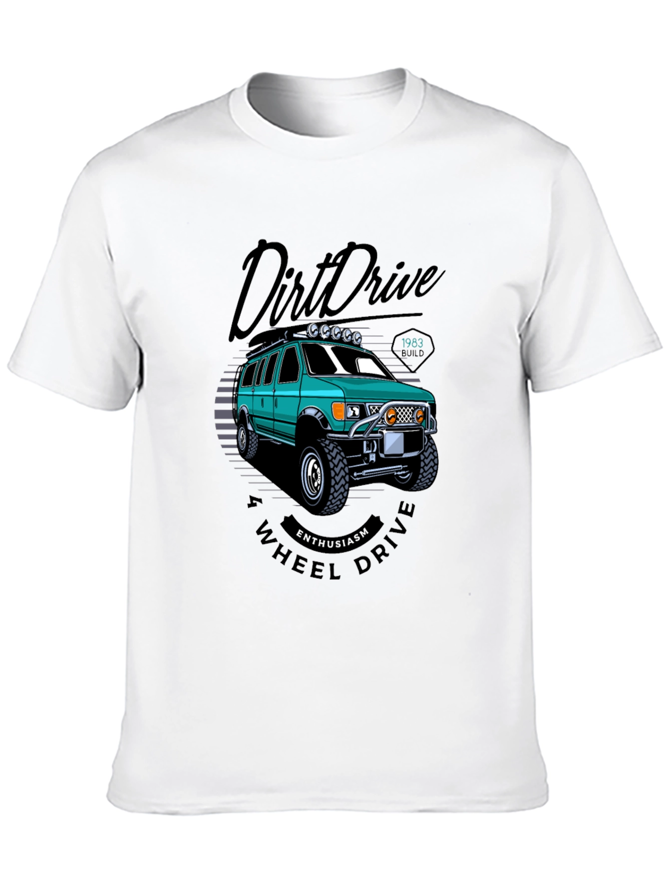 Dirt Drive 4-Wheel Enthusiast T-Shirt
