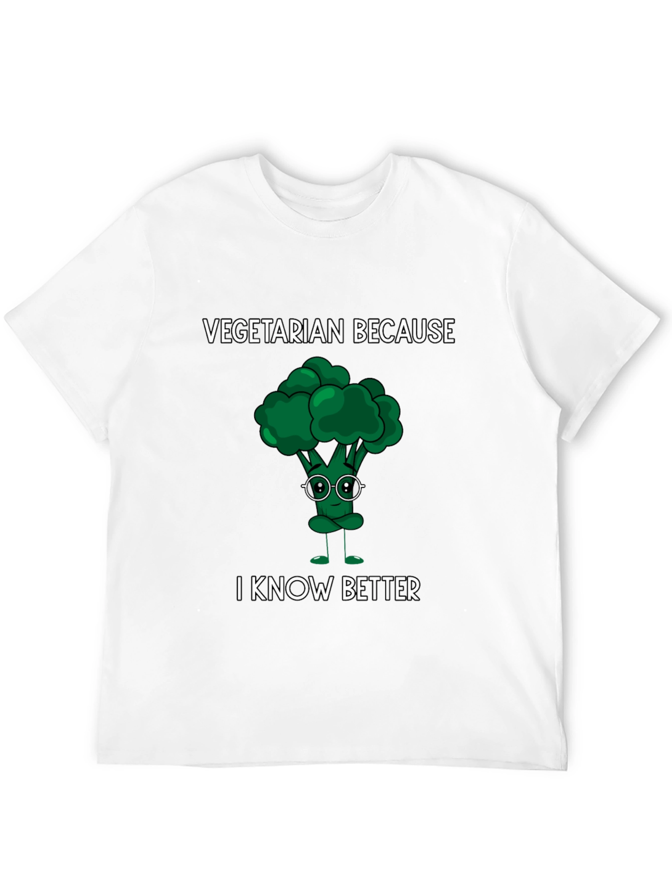 Vegetarian Broccoli Humor Tee