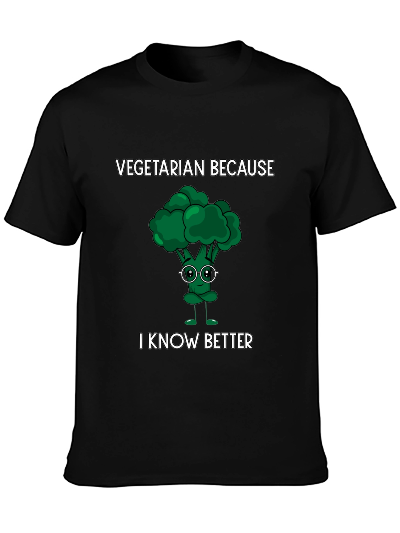 Vegetarian Broccoli Humor Tee