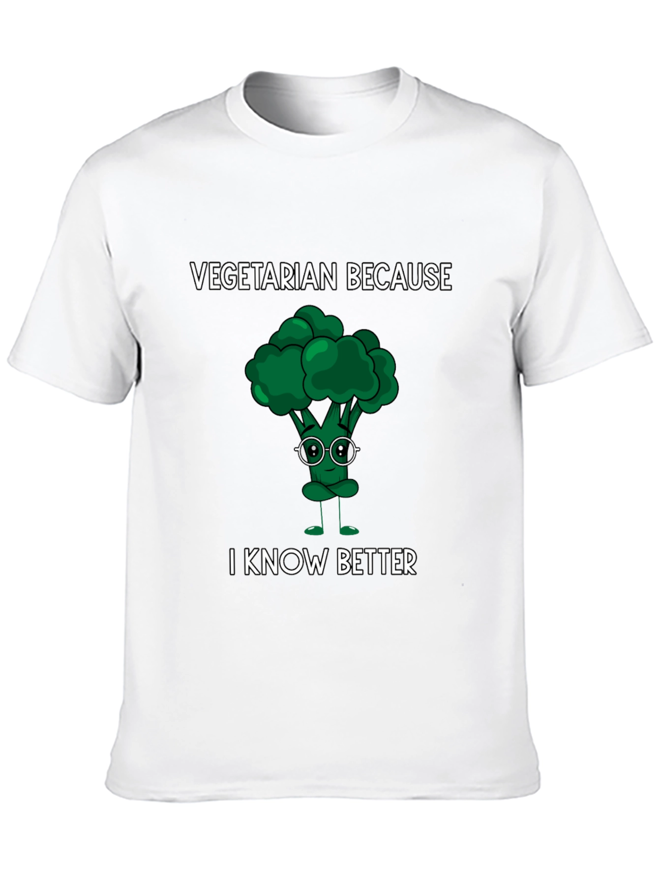 Vegetarian Broccoli Humor Tee