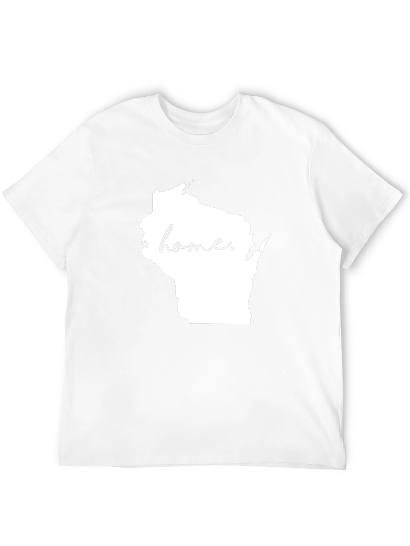 Wisconsin Home State Graphic Tee - Black