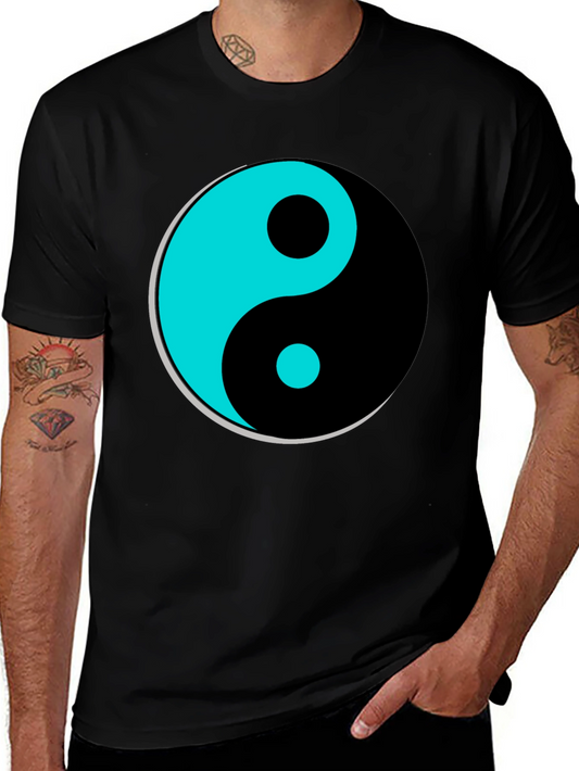 Yin Yang Graphic T-Shirt - Black Tee