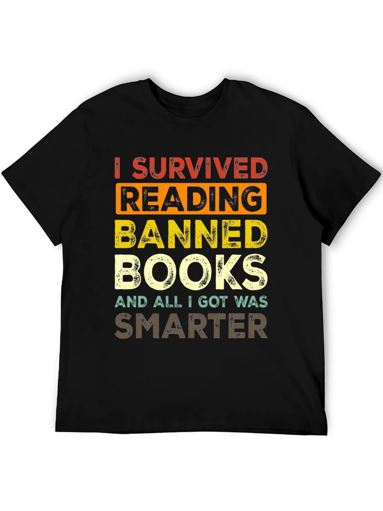 Banned Books T-Shirt - I Survived Reading