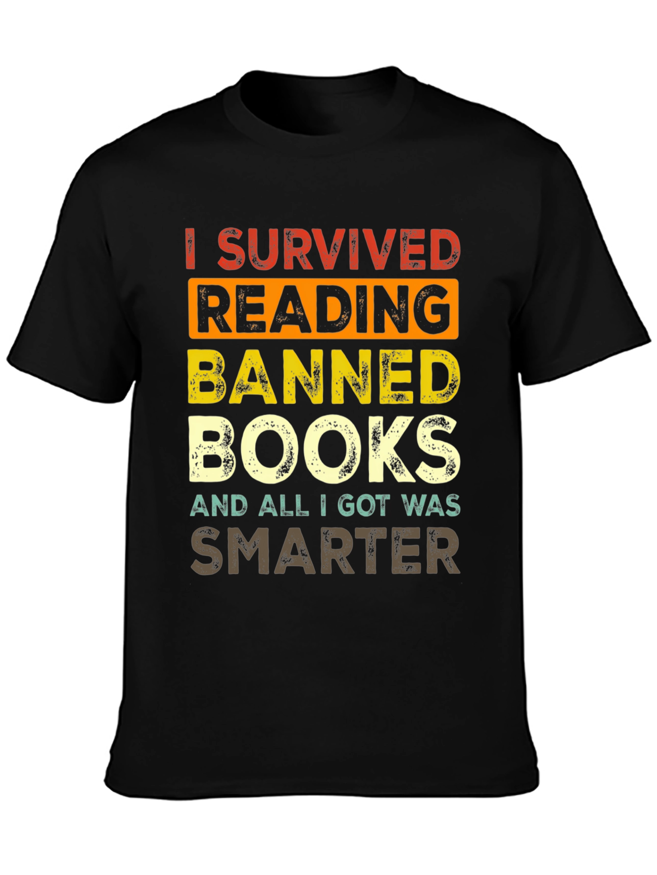 Banned Books T-Shirt - I Survived Reading