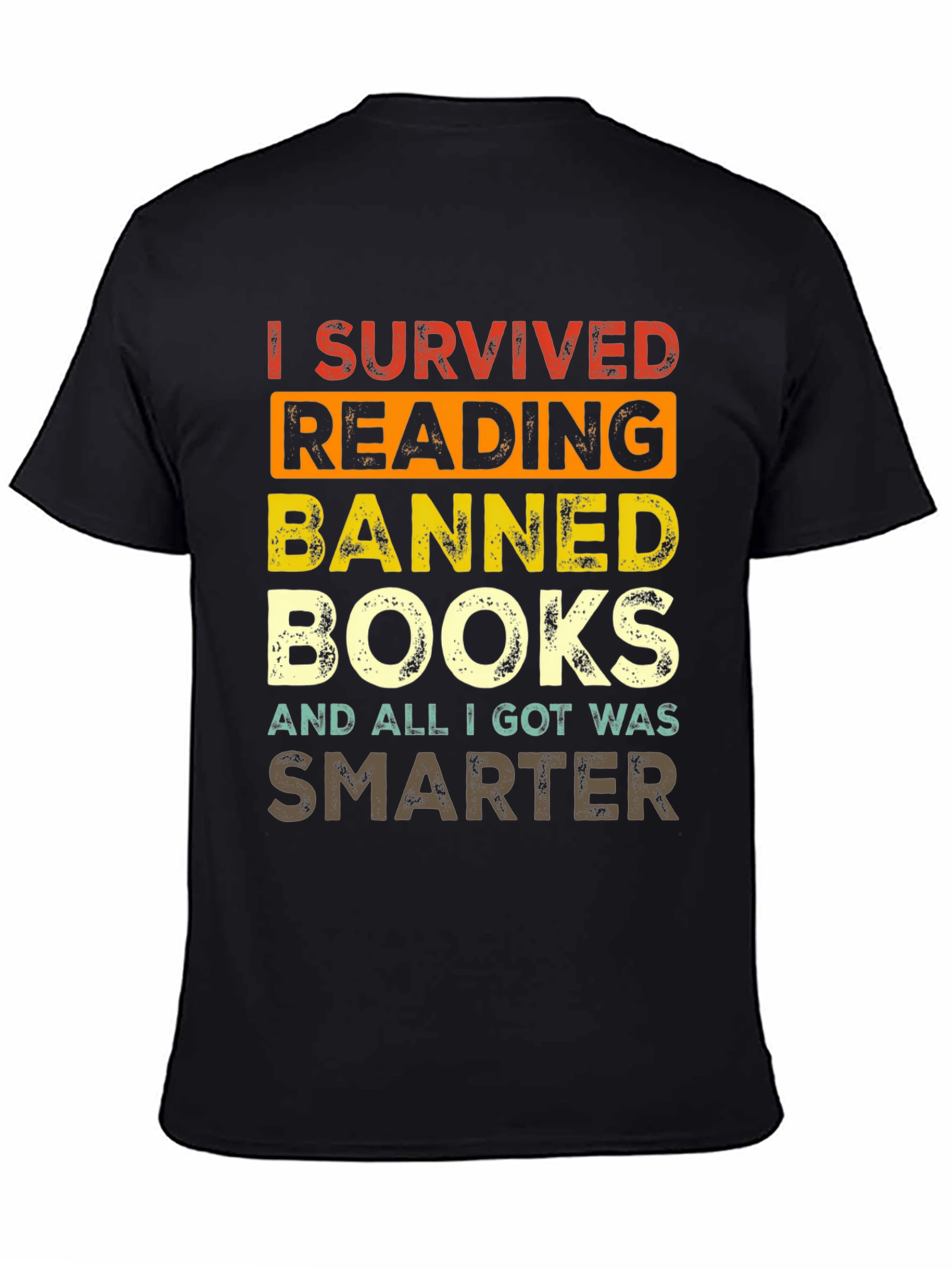 Banned Books T-Shirt - I Survived Reading