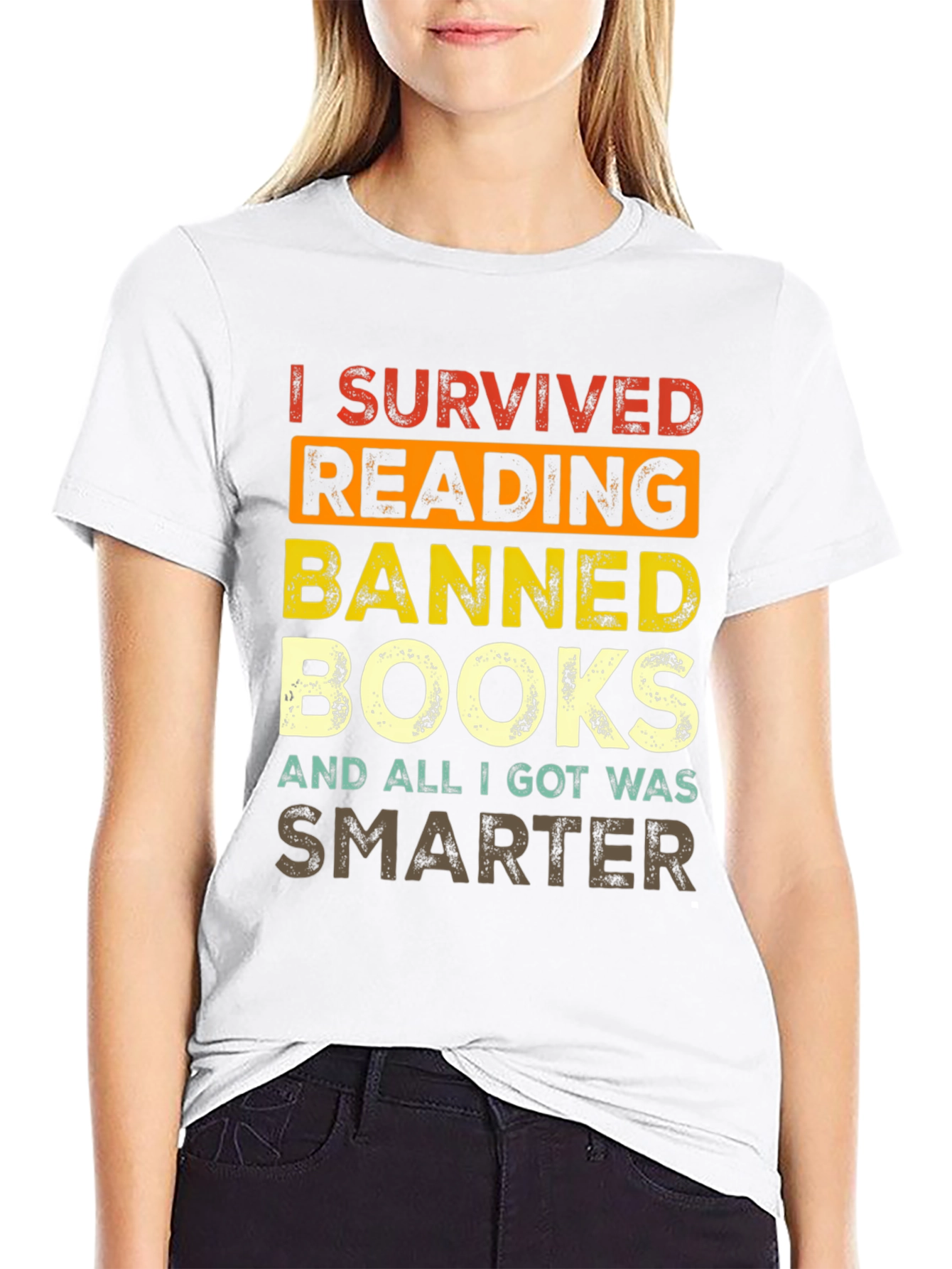 Banned Books T-Shirt - I Survived Reading