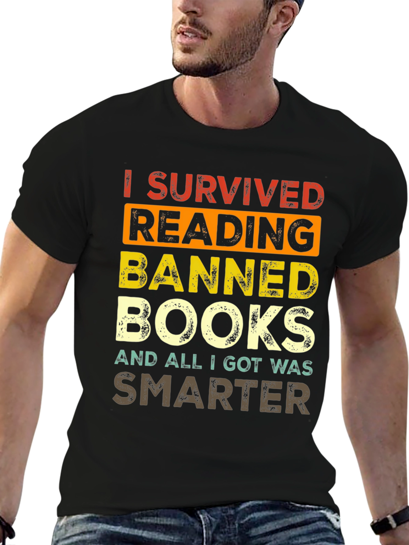 Banned Books T-Shirt - I Survived Reading
