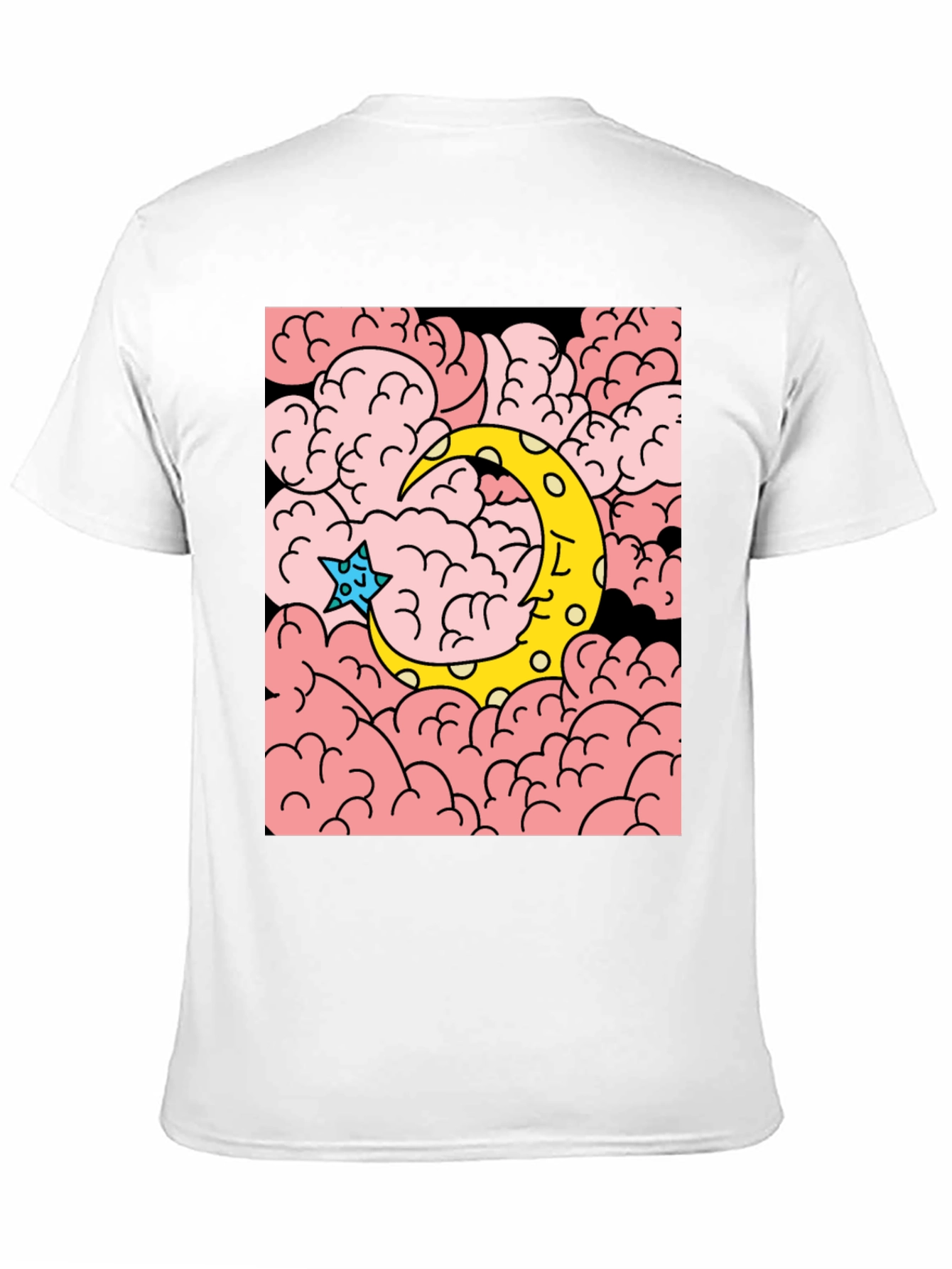 Celestial Dreams T-Shirt: Moon and Star Graphic Tee