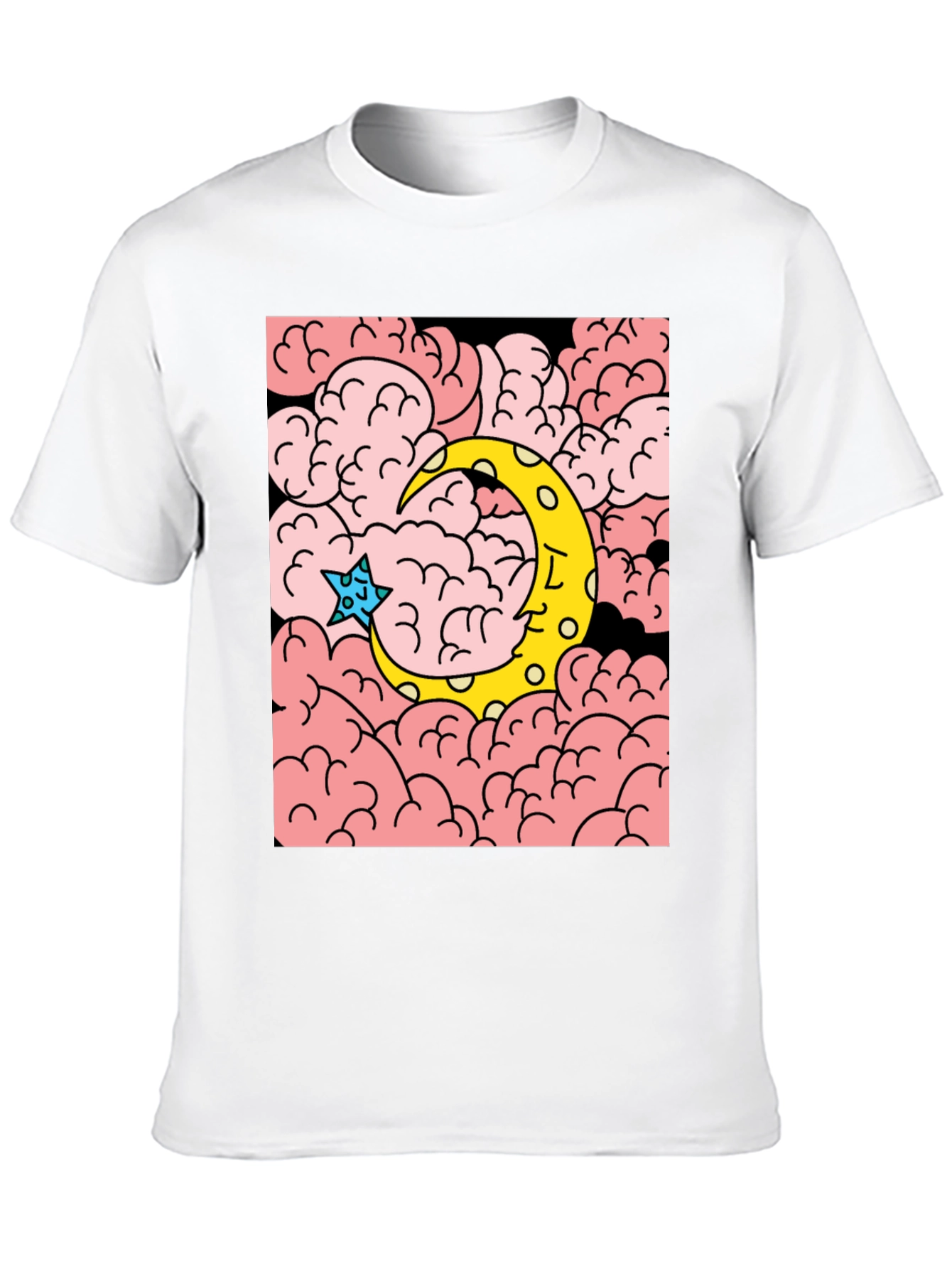 Celestial Dreams T-Shirt: Moon and Star Graphic Tee