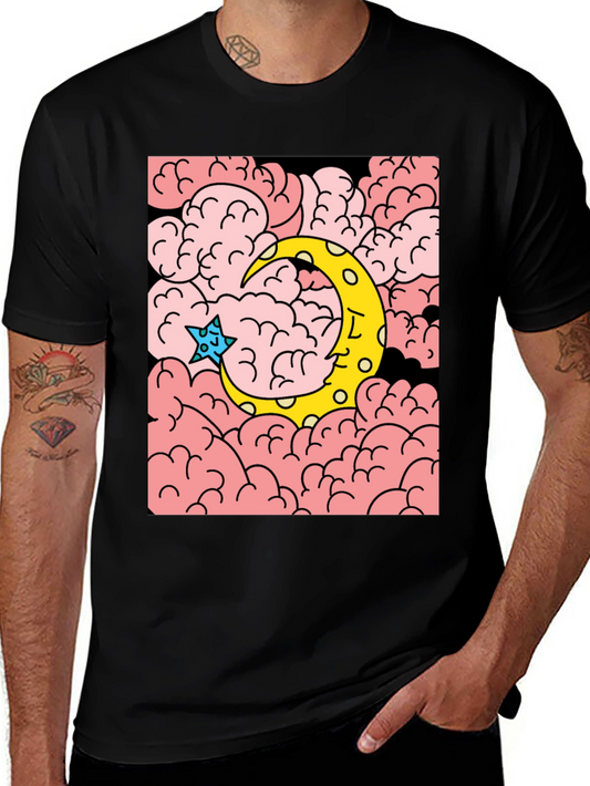 Celestial Dreams T-Shirt: Moon and Star Graphic Tee