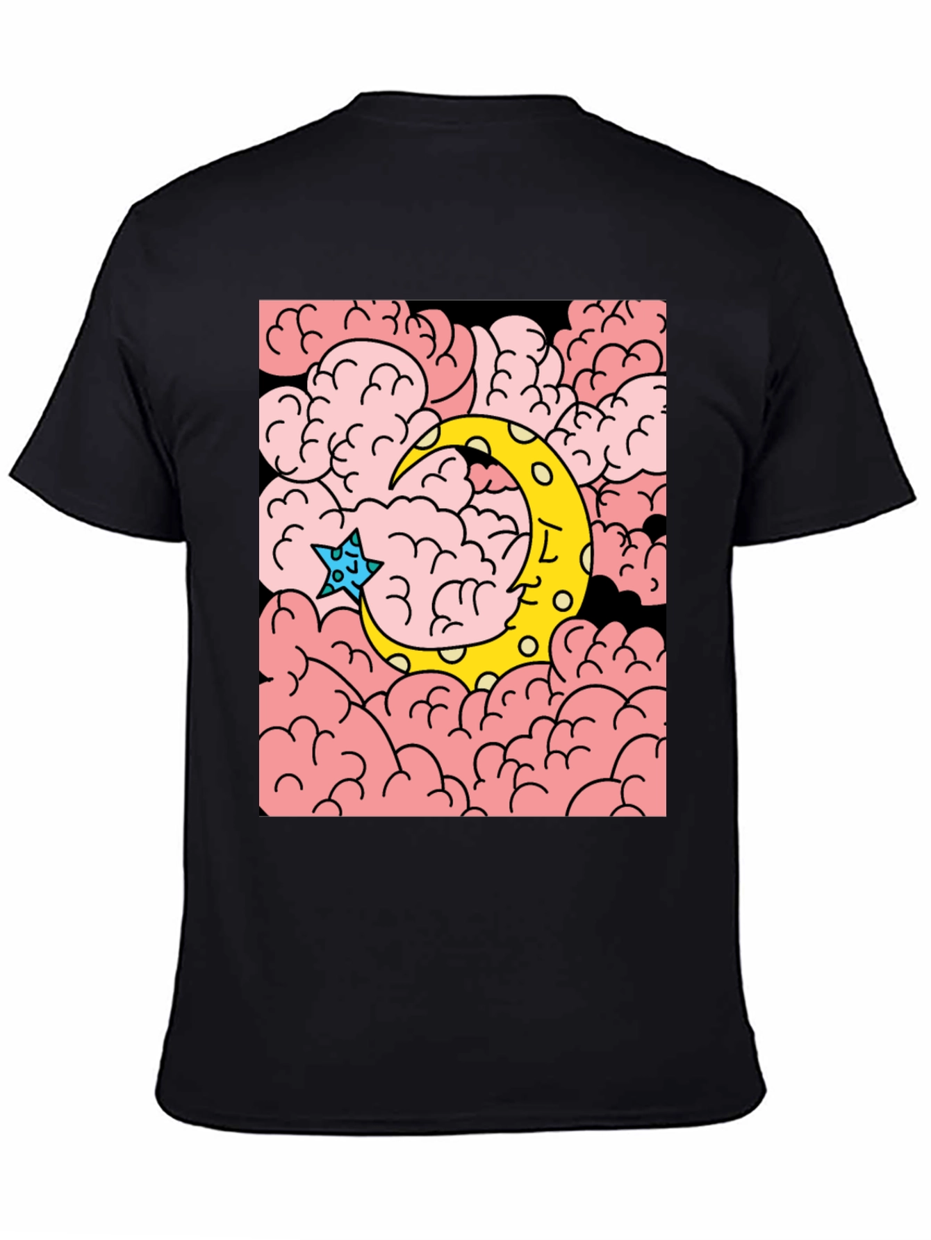 Celestial Dreams T-Shirt: Moon and Star Graphic Tee