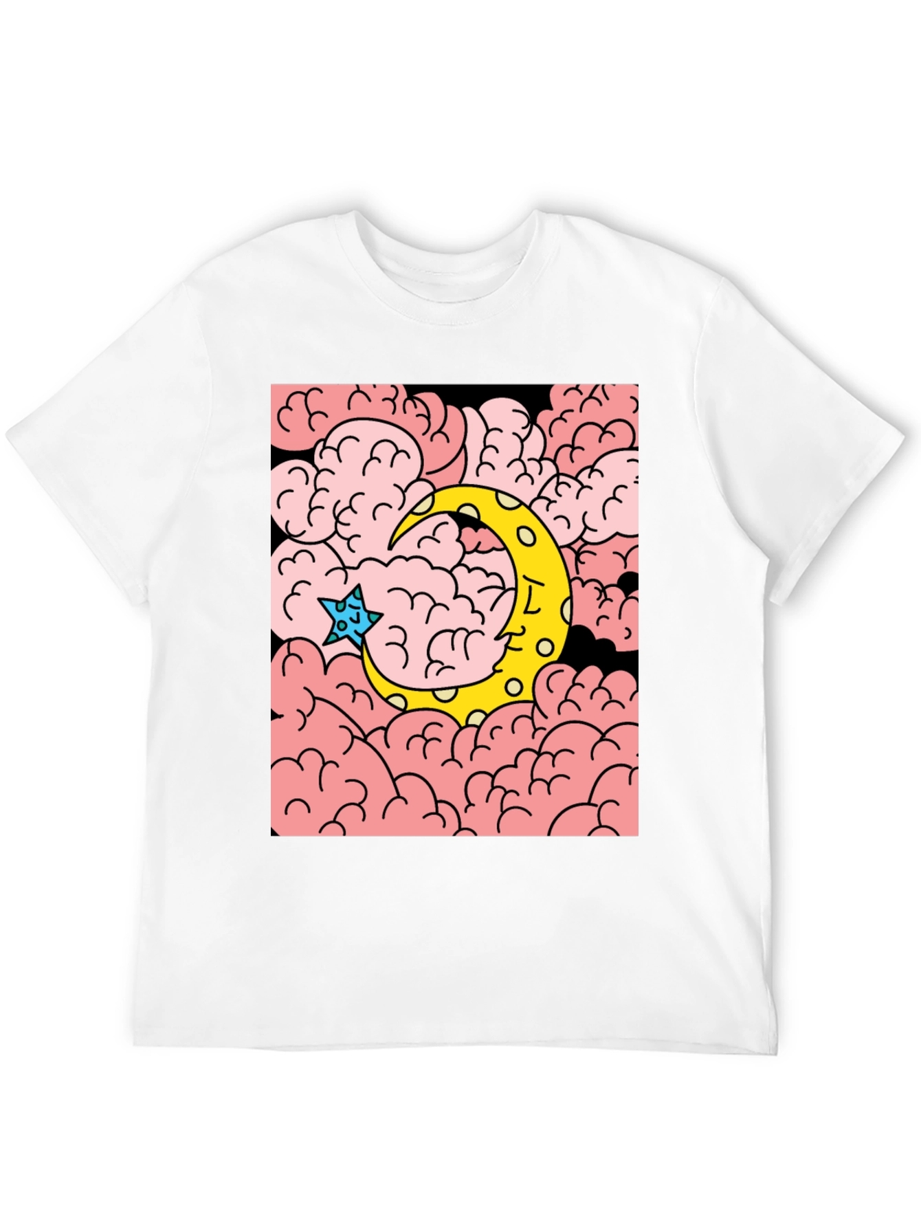 Celestial Dreams T-Shirt: Moon and Star Graphic Tee
