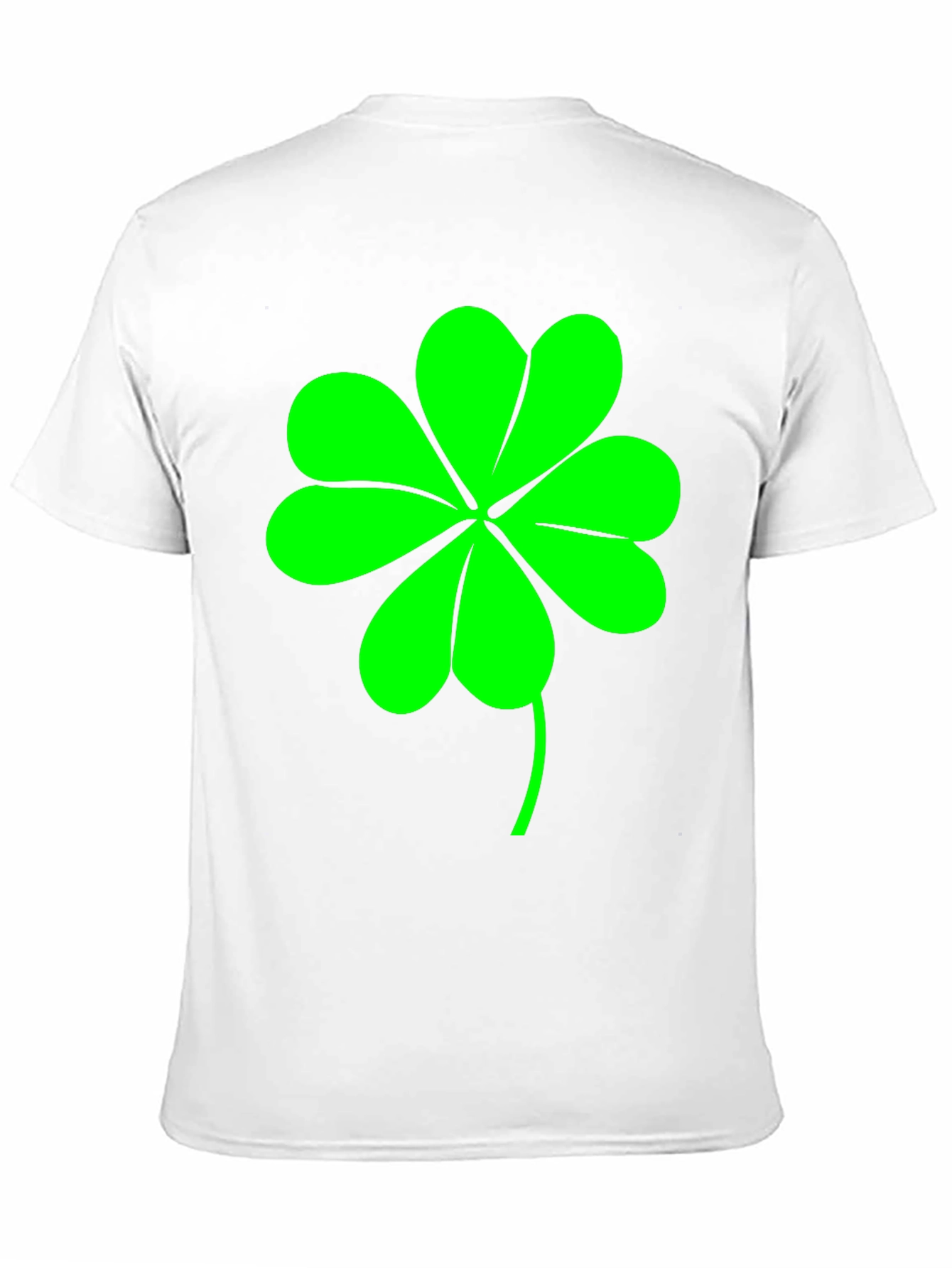 Lucky Clover Graphic Tee - Mens Black T-Shirt
