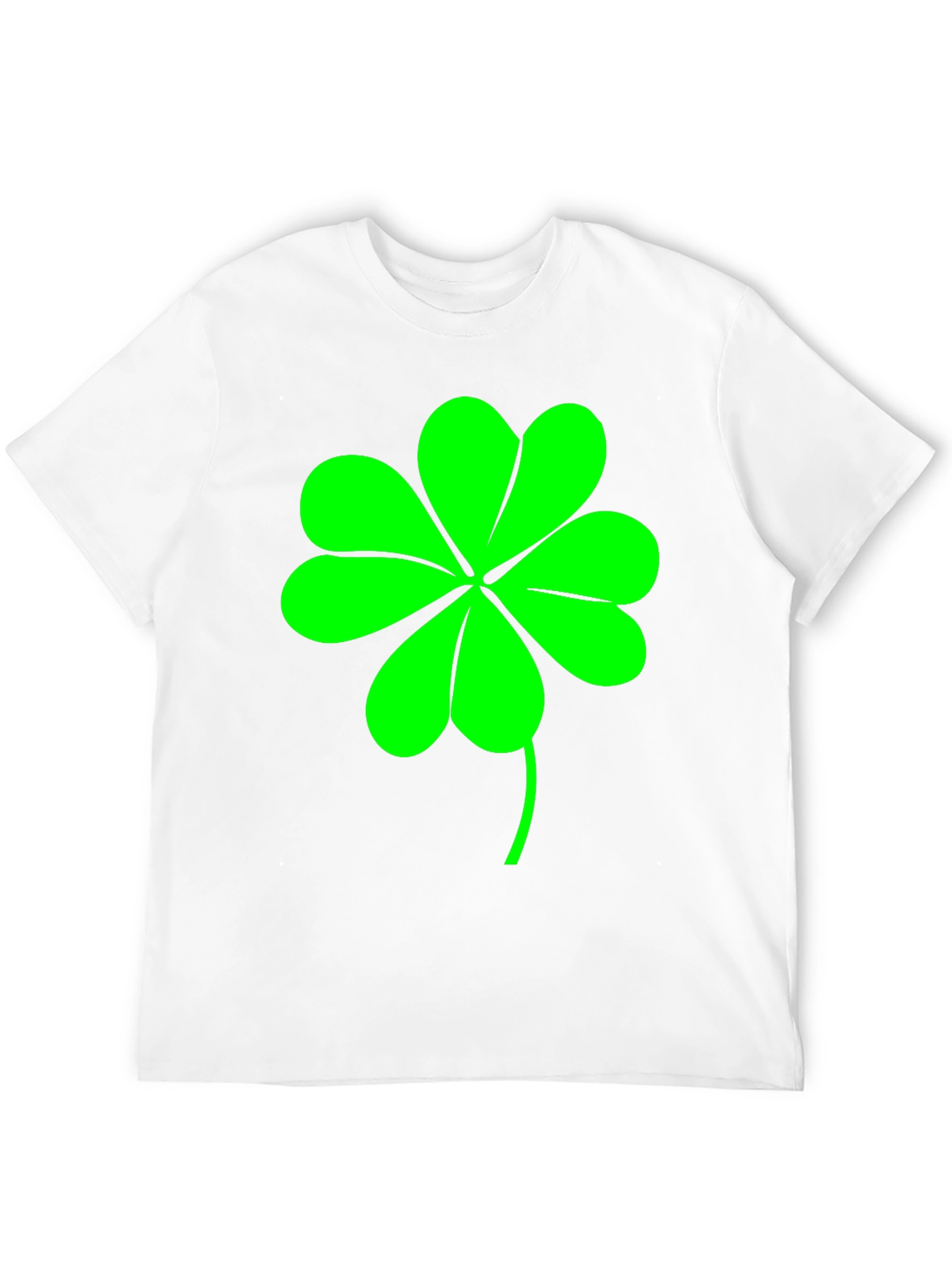 Lucky Clover Graphic Tee - Mens Black T-Shirt