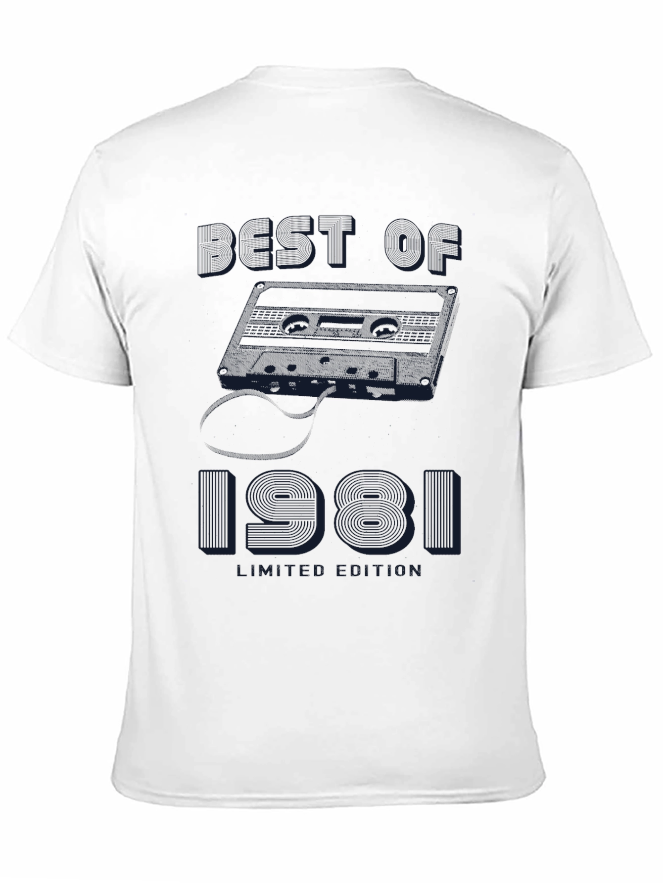 Best of 1981 Cassette Tape Limited Edition Black T-Shirt