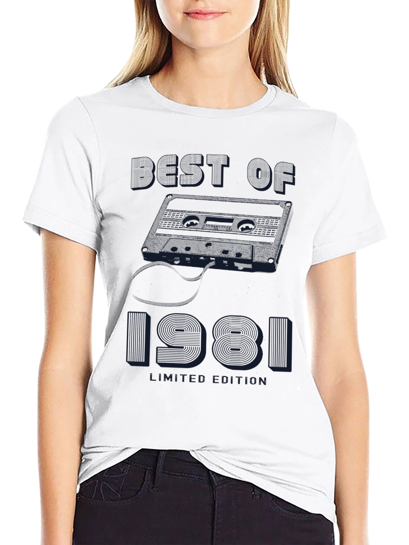 Best of 1981 Cassette Tape Limited Edition Black T-Shirt
