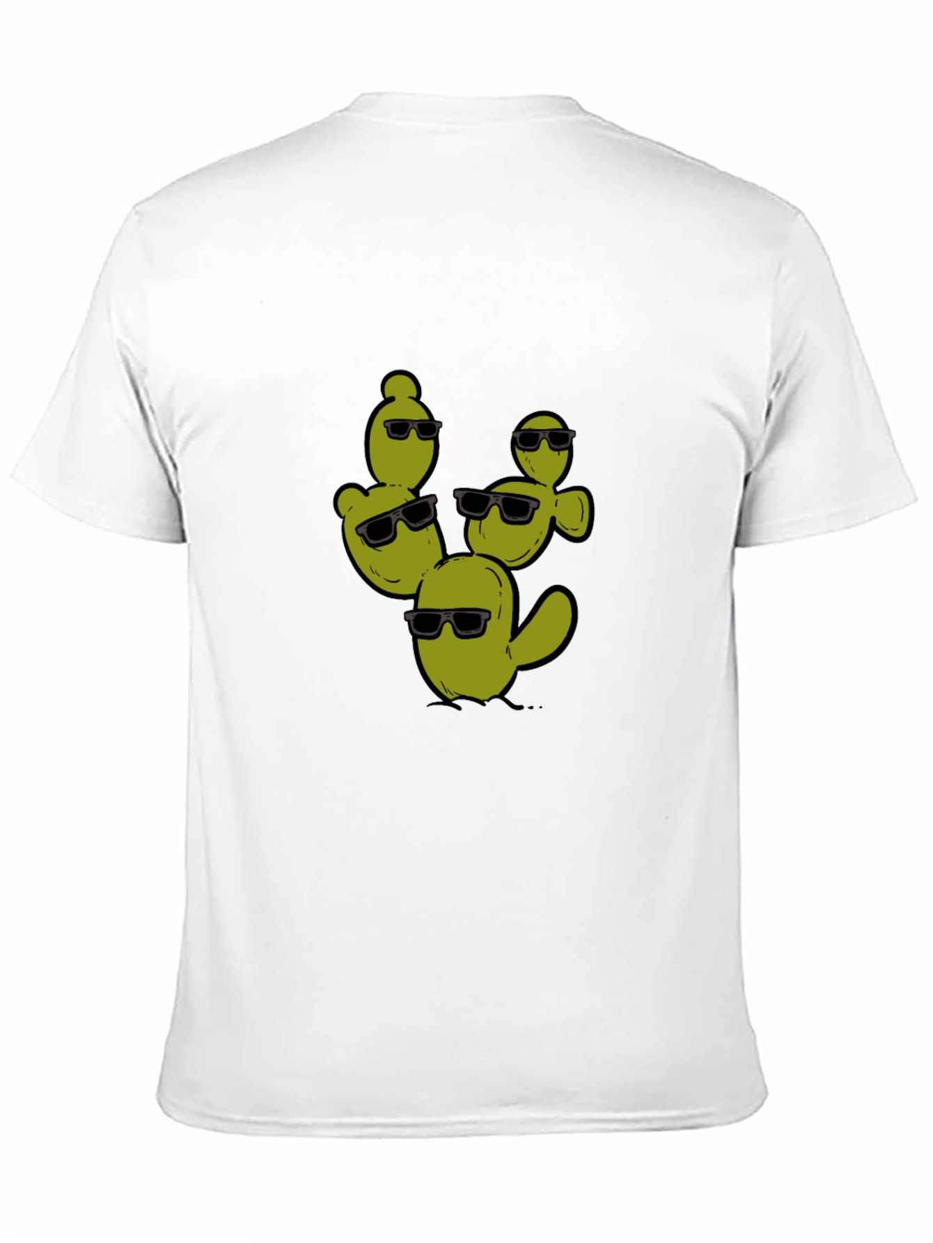 Cool Cactus Crew Black T-Shirt