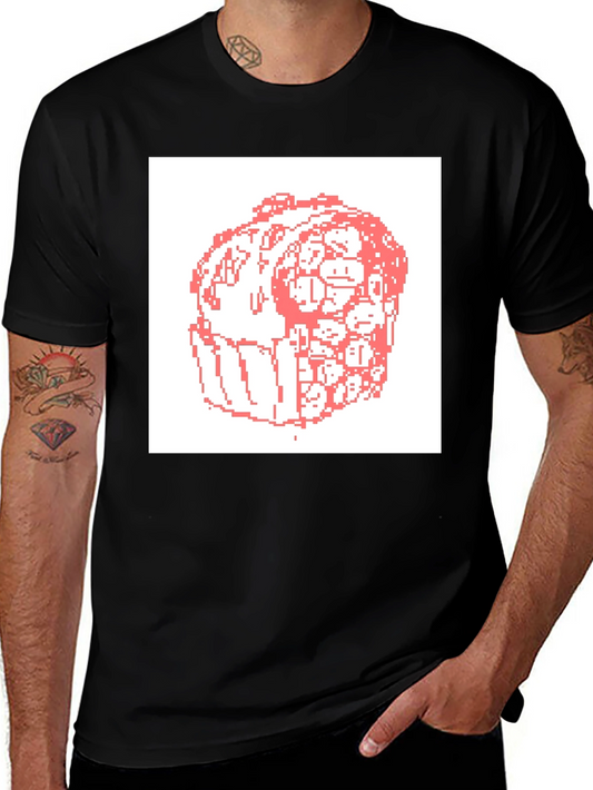 Pixelated Faces T-Shirt - Unique Graphic Tee