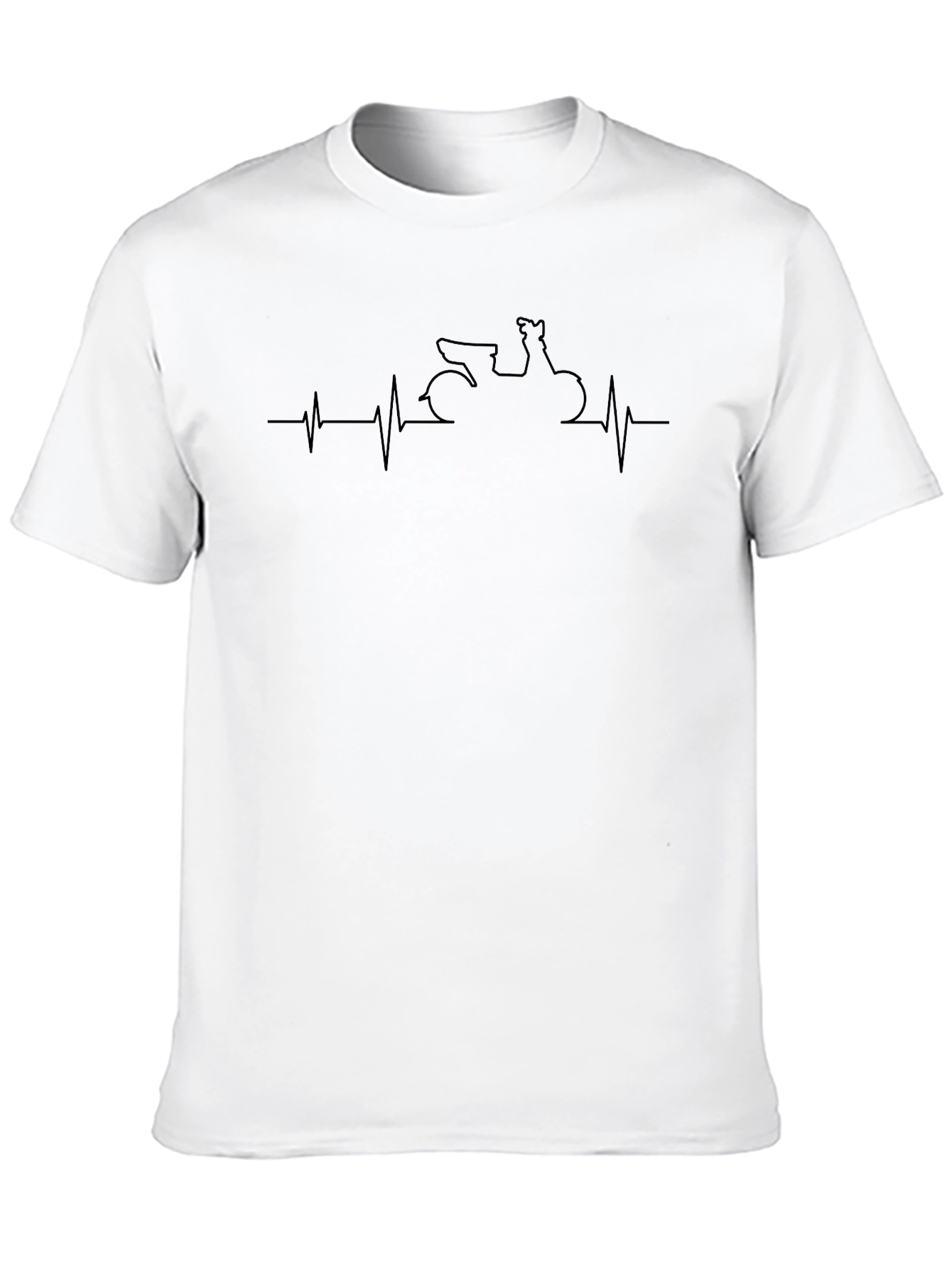 Motorcycle Heartbeat T-Shirt - Ride in Style!