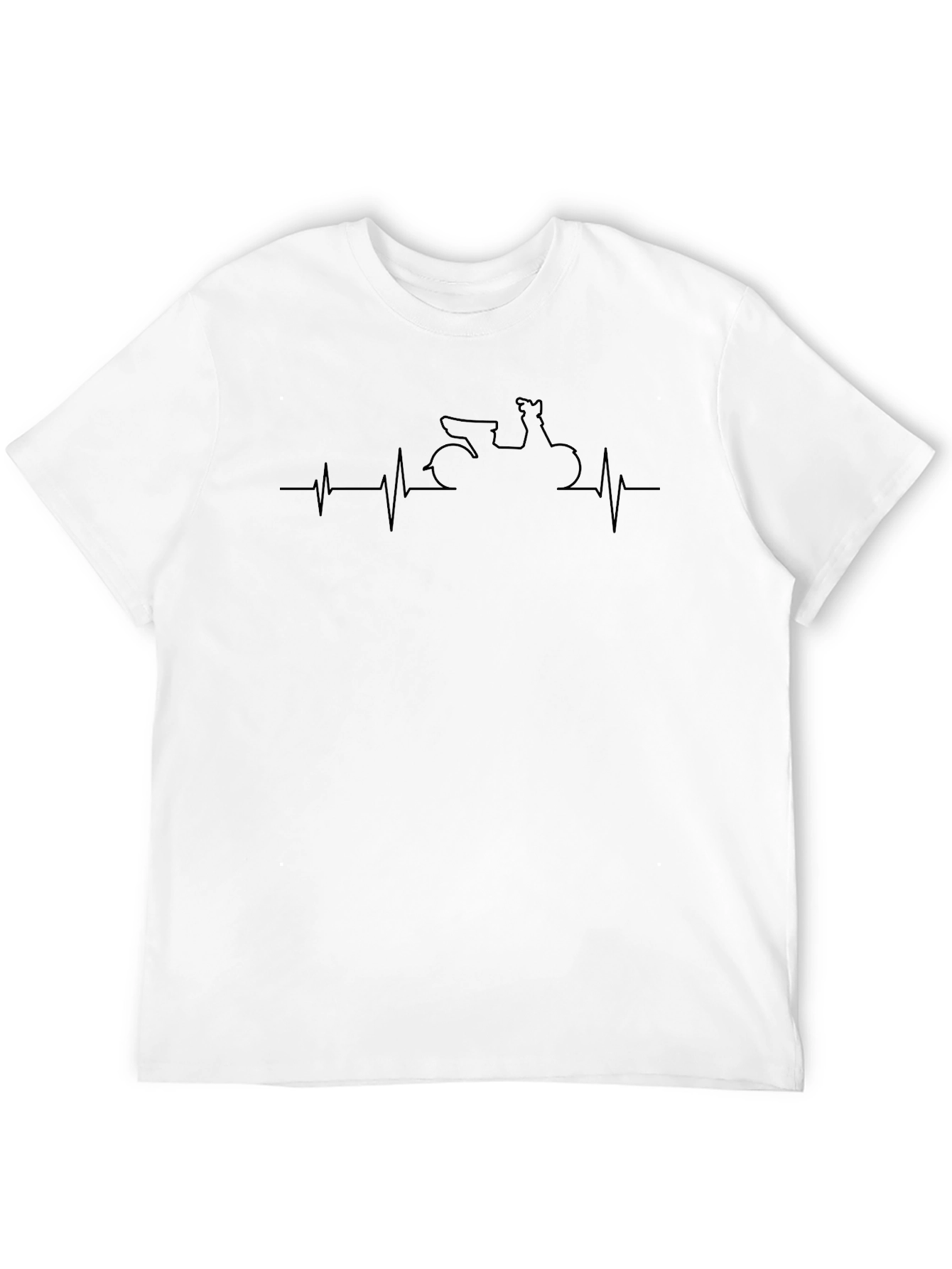 Motorcycle Heartbeat T-Shirt - Ride in Style!