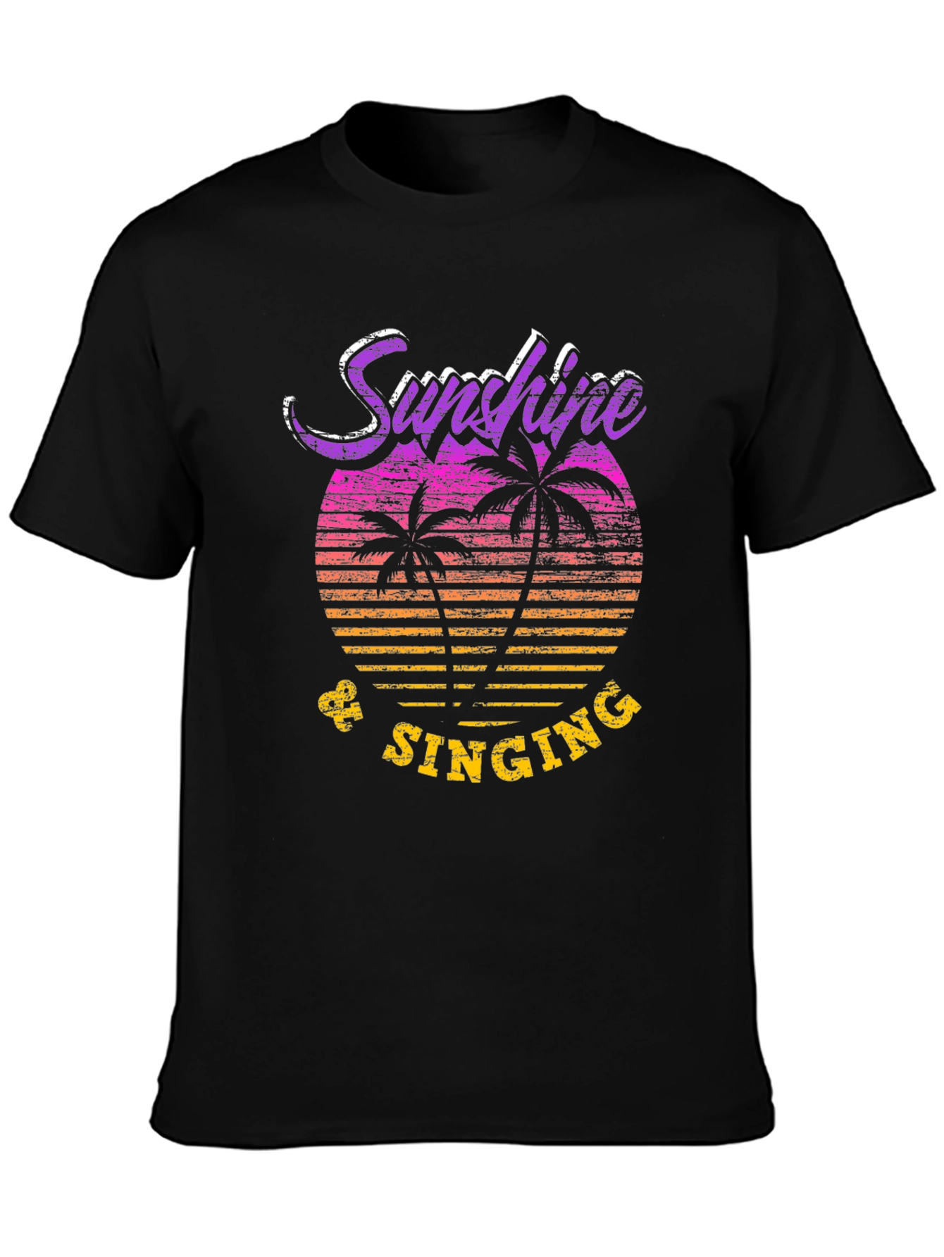 Sunshine & Singing Mens Graphic Tee