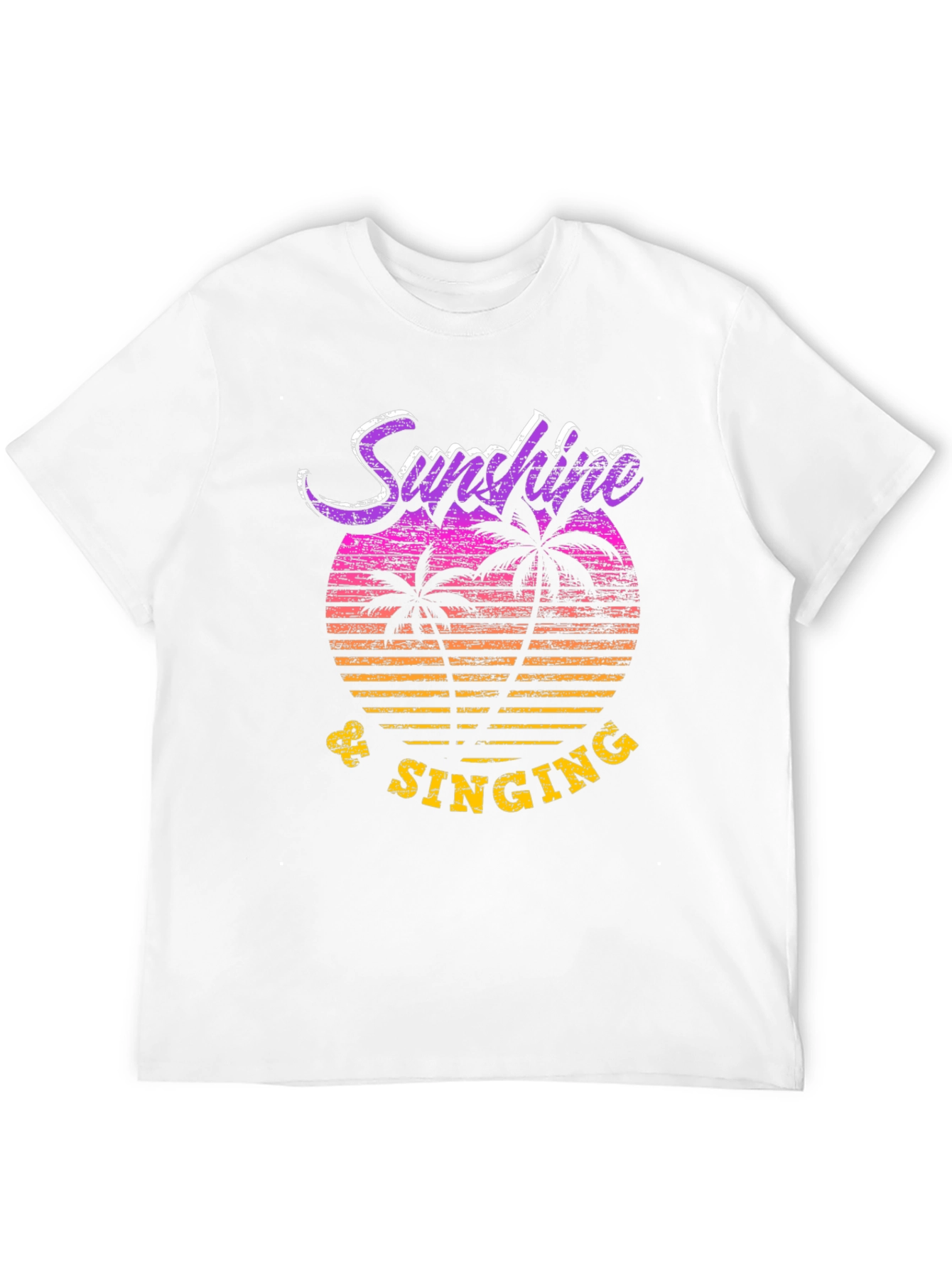 Sunshine & Singing Mens Graphic Tee