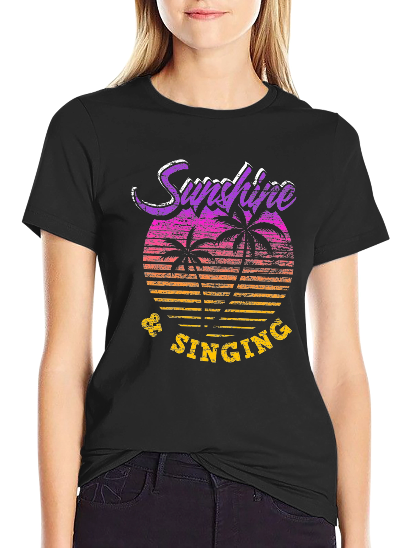 Sunshine & Singing Mens Graphic Tee