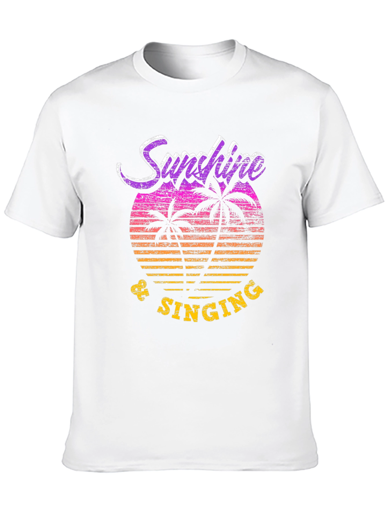 Sunshine & Singing Mens Graphic Tee