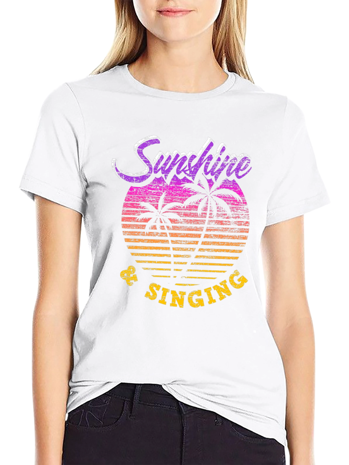 Sunshine & Singing Mens Graphic Tee