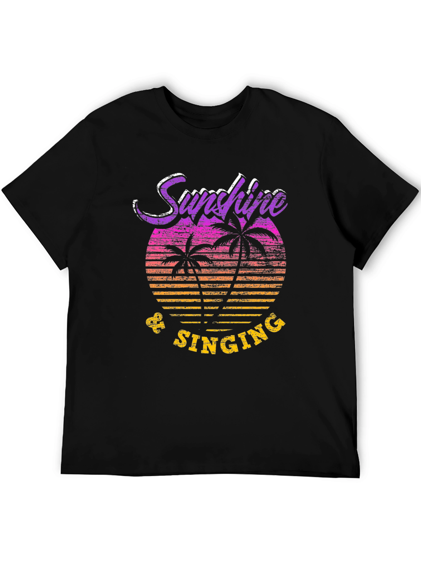 Sunshine & Singing Mens Graphic Tee
