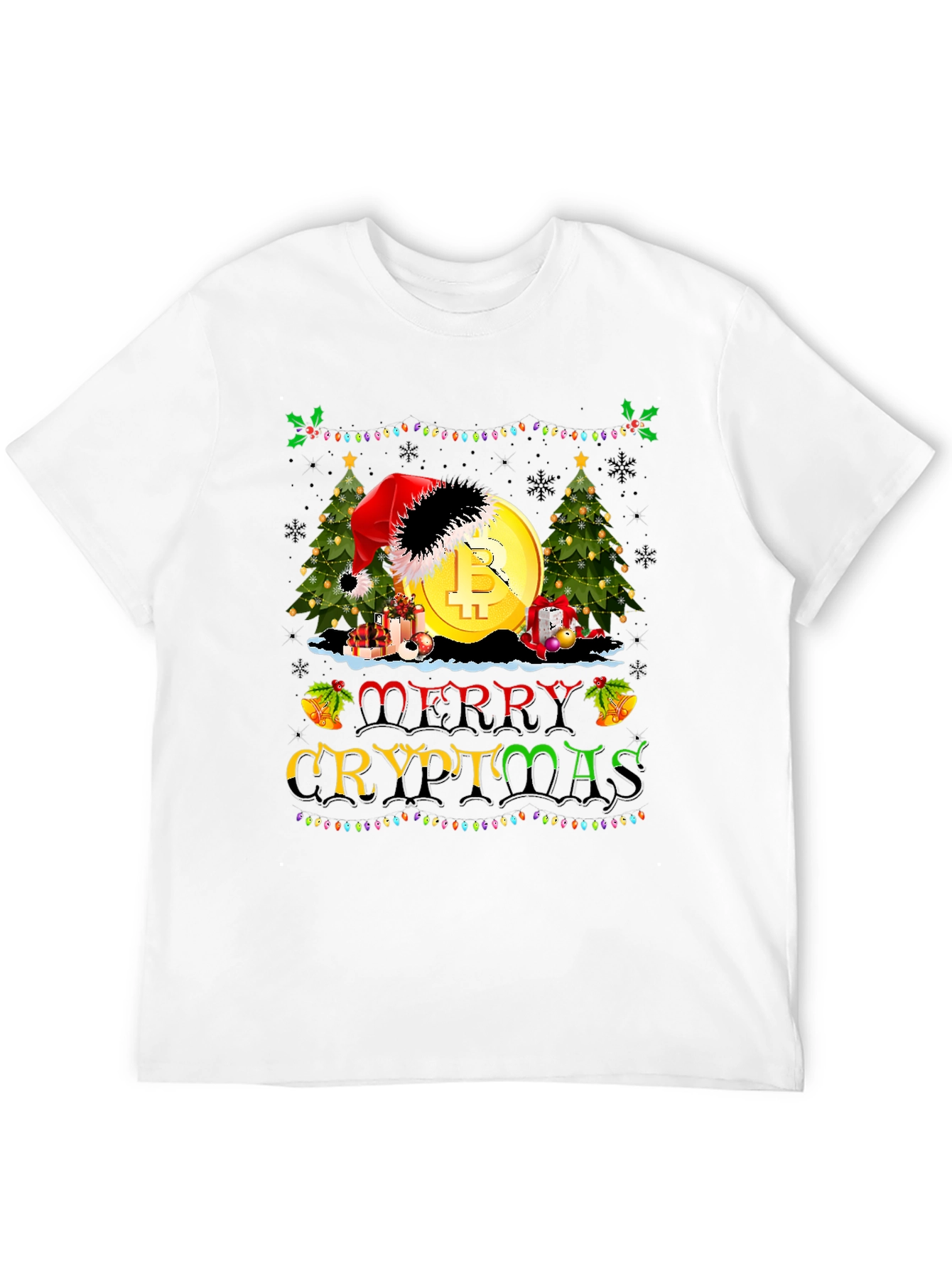 Merry Cryptmas Bitcoin Holiday T-Shirt