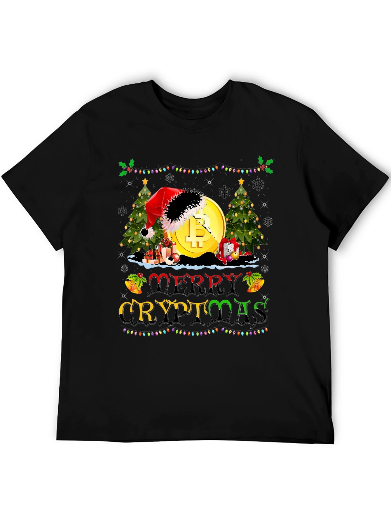 Merry Cryptmas Bitcoin Holiday T-Shirt