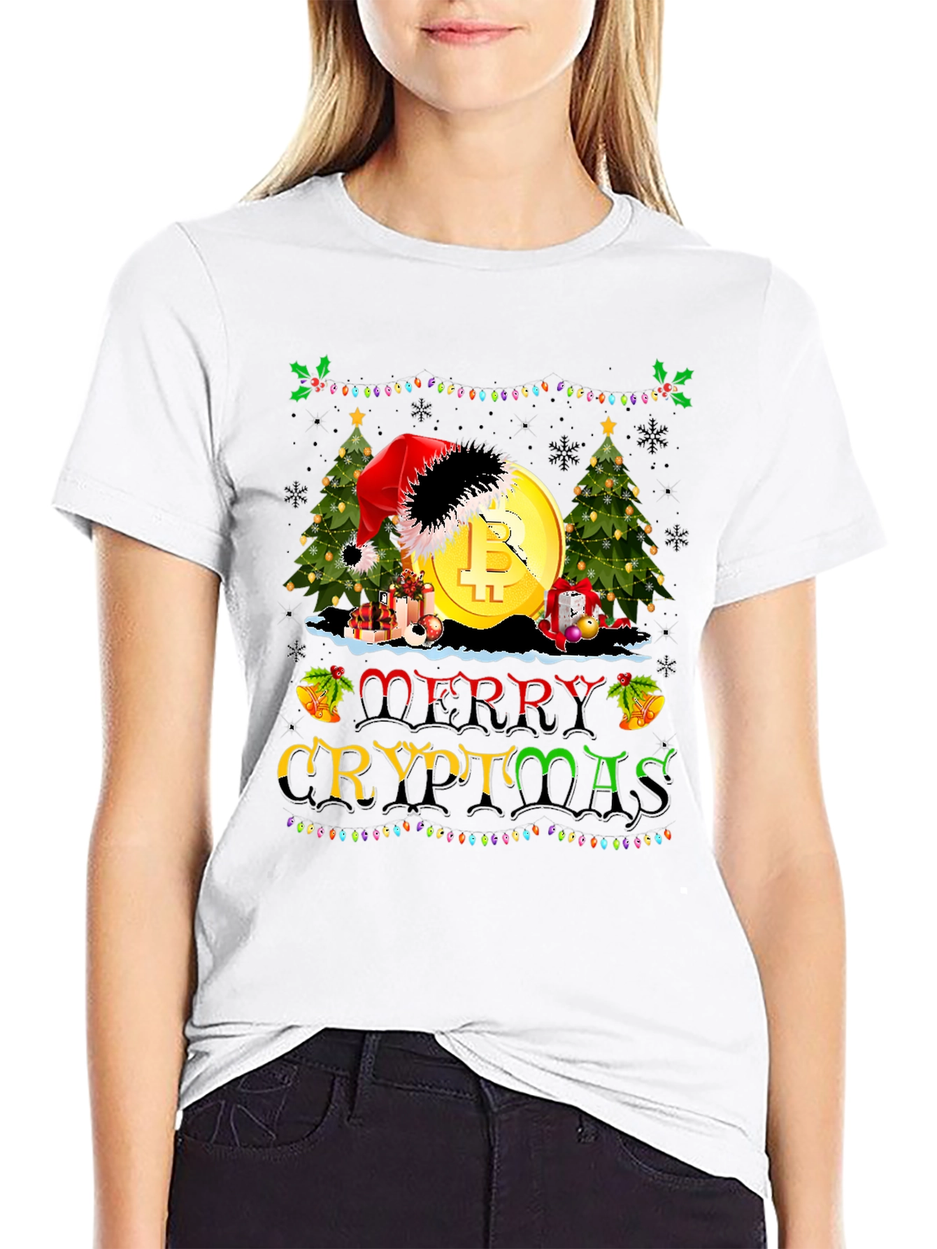Merry Cryptmas Bitcoin Holiday T-Shirt