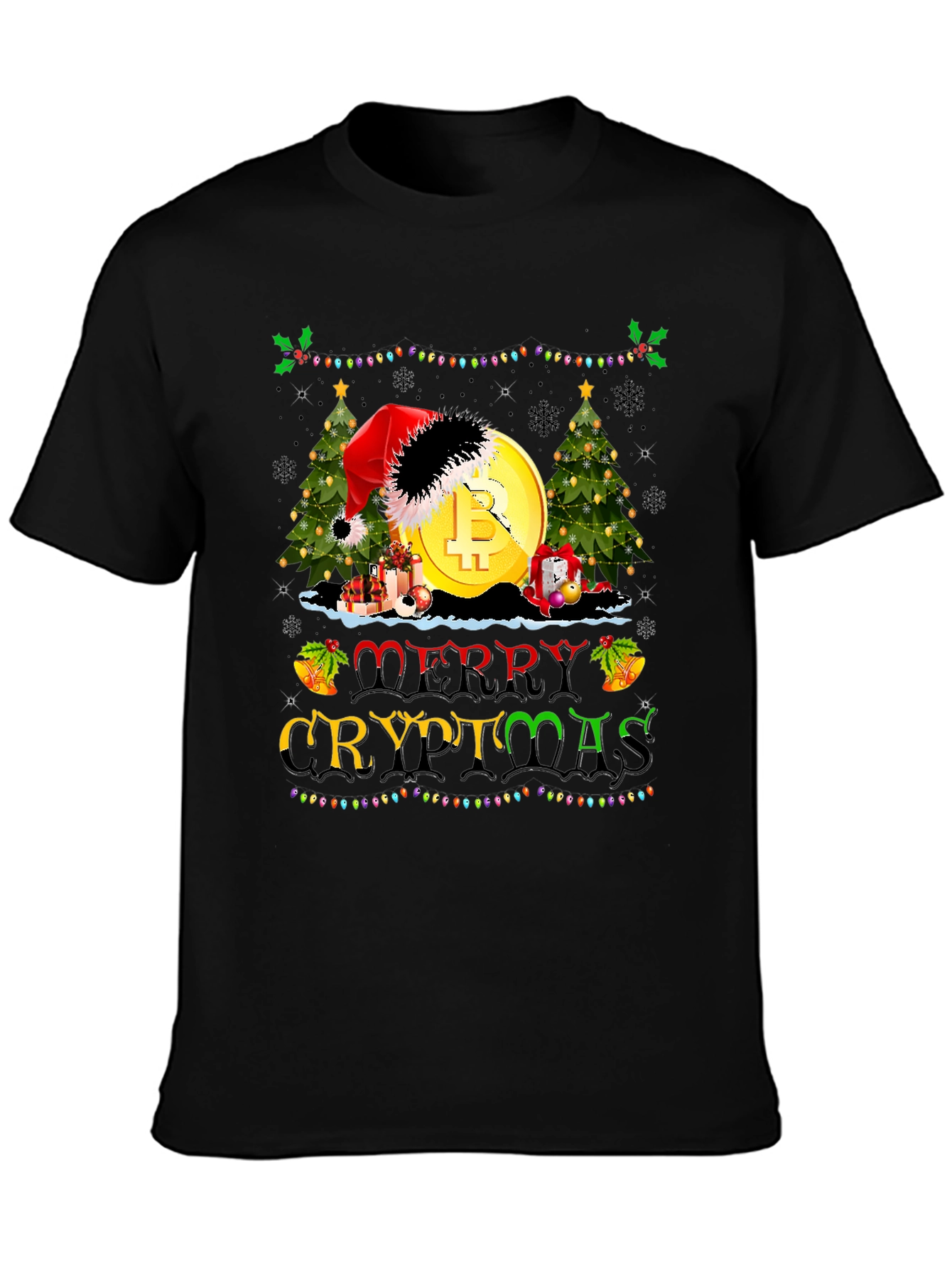 Merry Cryptmas Bitcoin Holiday T-Shirt