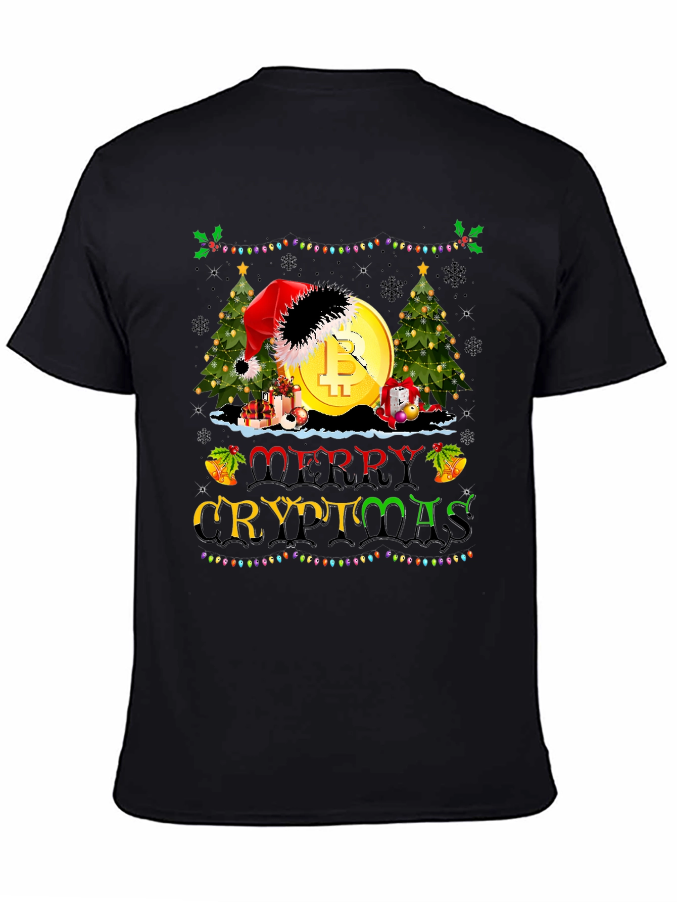 Merry Cryptmas Bitcoin Holiday T-Shirt
