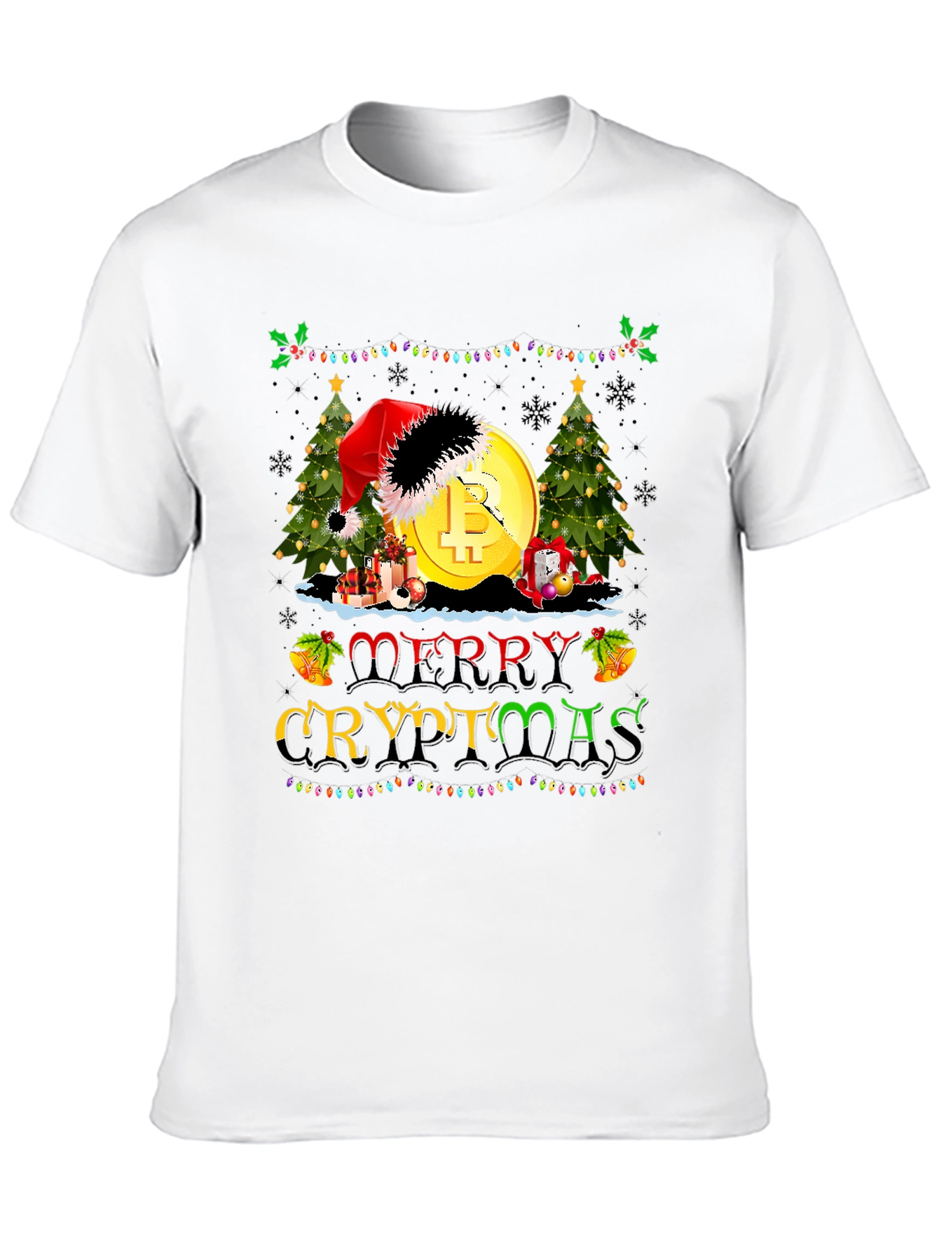 Merry Cryptmas Bitcoin Holiday T-Shirt