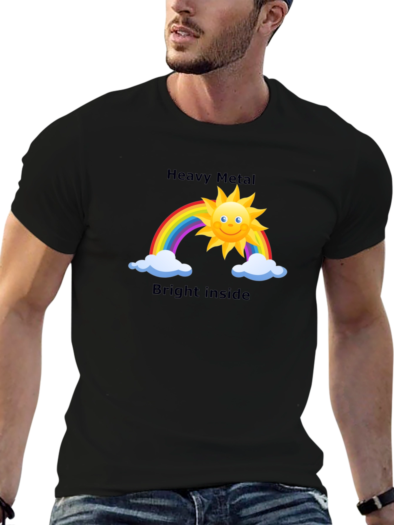 Heavy Metal Bright Inside Graphic T-Shirt
