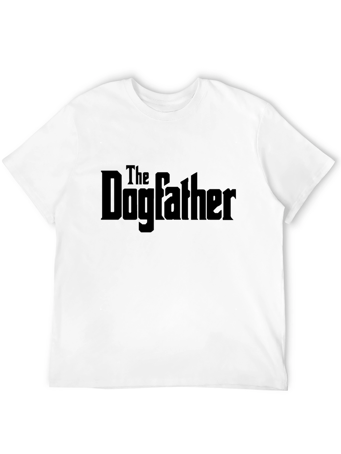 The Dogfather Graphic Tee - Black Cotton Blend